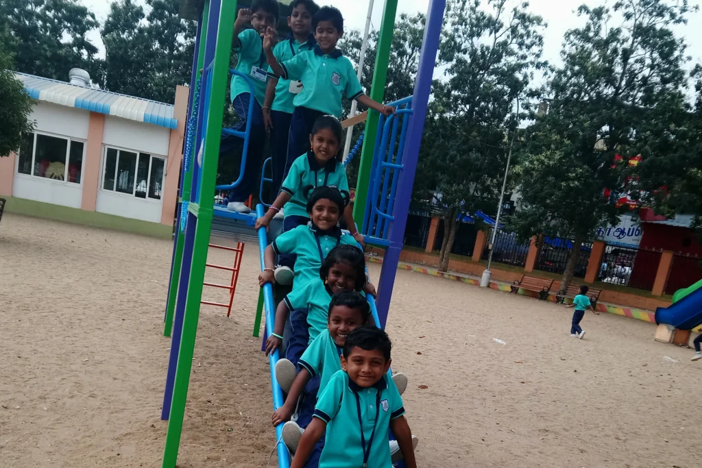 Happy Students in Dobbs Public School